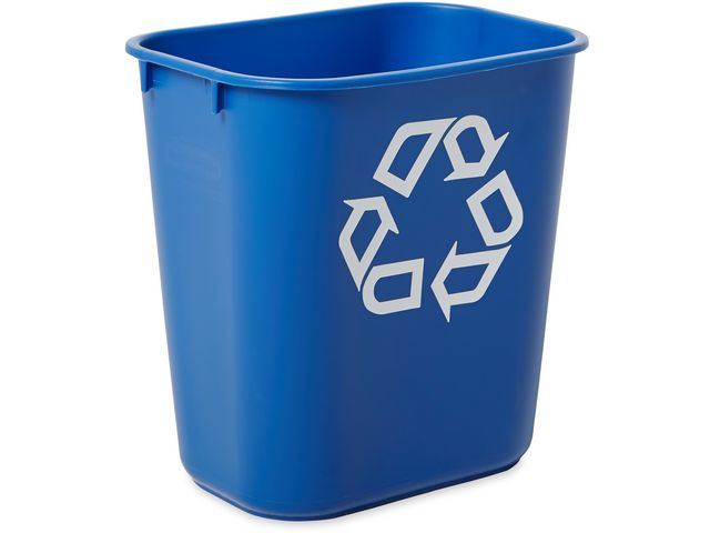 Papperskorg 13L blå